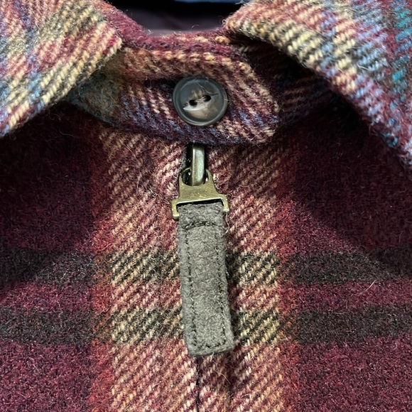 Liz Claiborne Plaid Jacket - Red, Brown, and Tan - Picture 5 of 16